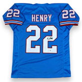 Derrick Henry Autographed Signed Jersey - Powder Blue - Beckett Authenticated
